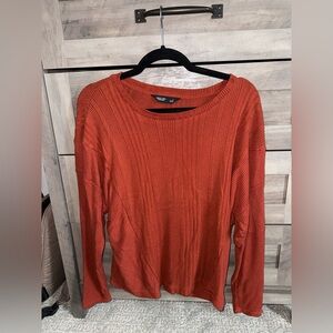 Simply Vera Vera Wang Rust Knit Top